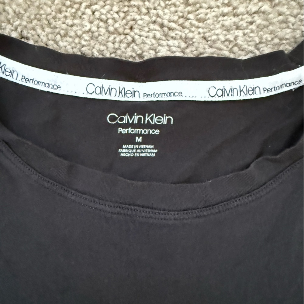 Calvin Klein Crop Top Black Medium - Picture 4 of 6